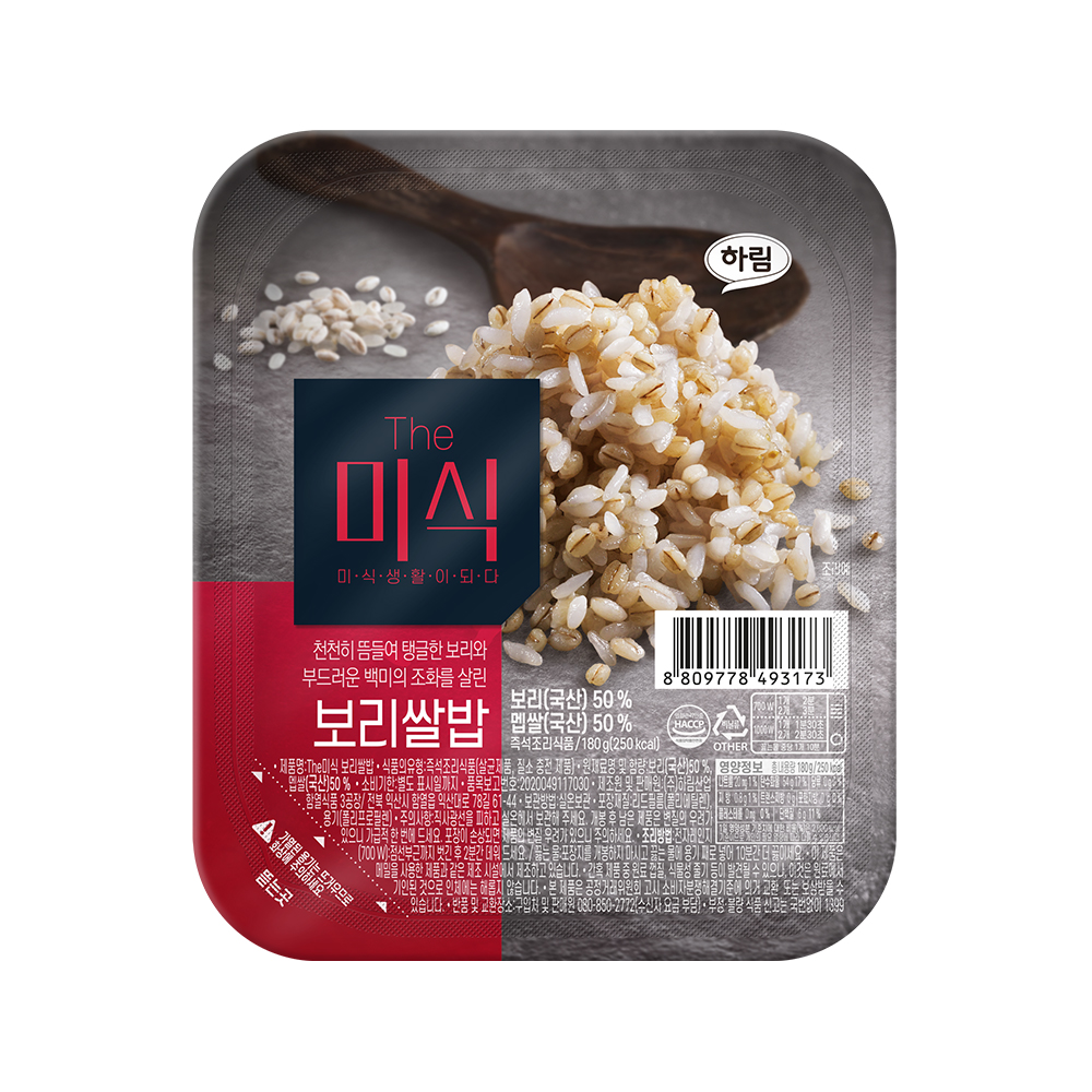 더미식 보리쌀밥 180g 1개